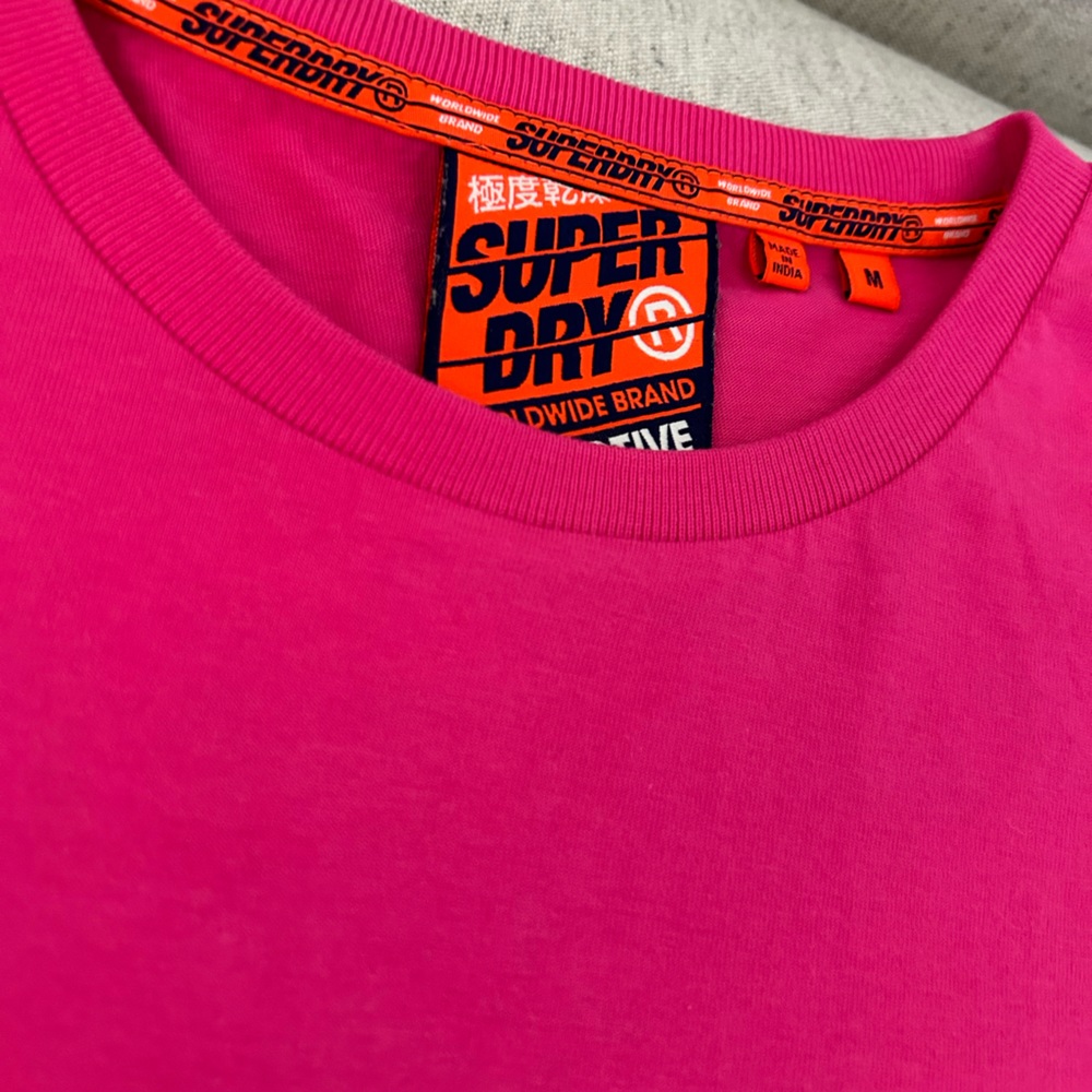 Fuscia Pink, Super Dry Tshirt size M